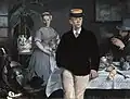 Luncheon in the studio, Manet