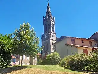 The church of Saint-Barthélemy, in Lupiac