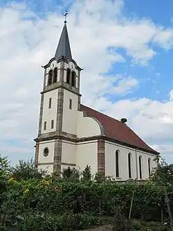 The church of Saint-Quentin in Lupstein