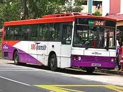 SBS Transit's Mercedes-Benz O405 with Duple Metsec bodywork