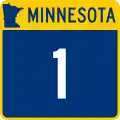 Minnesota state route marker