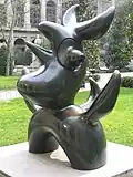 Surrealism artist Miro, Sculpture at The Reina Sofia Museum