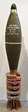 120&nbsp;mm High Explosive mortar bomb.