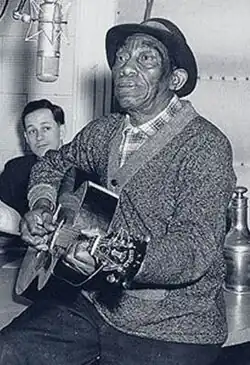 Mississippi John Hurt recording for the Library of Congress 1964
