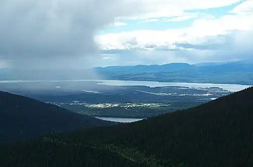 Mackenzie as viewed from Mount Morfee