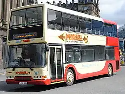 Maghull Coaches Trident 2 with East Lancs Lolyne bodywork in 2013