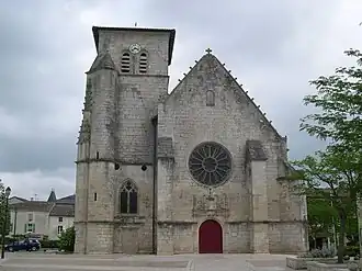 The church of Sainte-Catherine in Magné