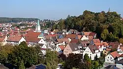 City center of Mainburg