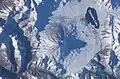 Satellite image of the Maipo
