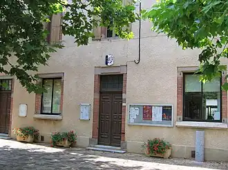 The town hall in Teillet