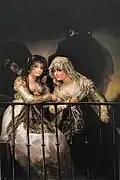 The Majas at the balcony, by Francisco Goya