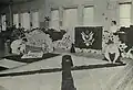 A 1902 type flag being made in 1914