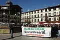 Demonstration against the Bardenas Reales bombing range in Tudela