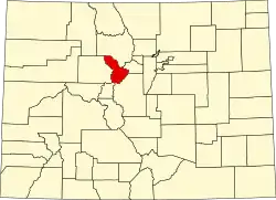 State map highlighting Summit County