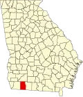 State map highlighting Grady County