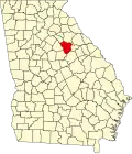 State map highlighting Greene County