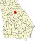State map highlighting Morgan County