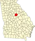 State map highlighting Putnam County