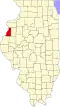 State map highlighting Henderson County