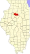 State map highlighting Marshall County