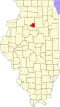 State map highlighting Putnam County