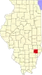 State map highlighting Richland County