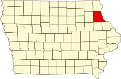 State map highlighting Clayton County