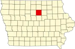 State map highlighting Franklin County