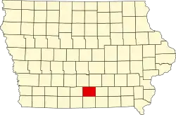 State map highlighting Lucas County