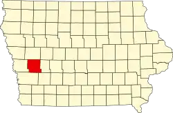 State map highlighting Shelby County