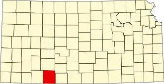 State map highlighting Clark County