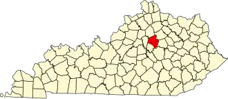 Location in the Commonwealth of Kentucky