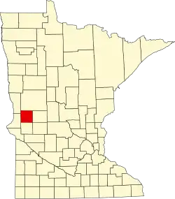 State map highlighting Grant County