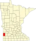 State map highlighting Lincoln County