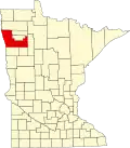 State map highlighting Polk County