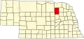State map highlighting Antelope County