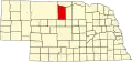 State map highlighting Brown County