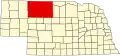 State map highlighting Cherry County