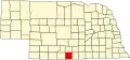 State map highlighting Harlan County