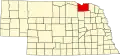 State map highlighting Knox County