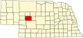 State map highlighting McPherson County