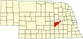 State map highlighting Merrick County