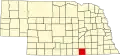 State map highlighting Nuckolls County