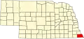 State map highlighting Richardson County