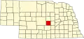 State map highlighting Sherman County