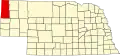 State map highlighting Sioux County
