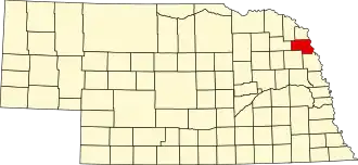 State map highlighting Thurston County