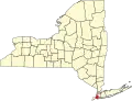 State map highlighting Kings County