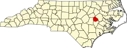 State map highlighting Greene County