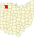 State map highlighting Henry County
